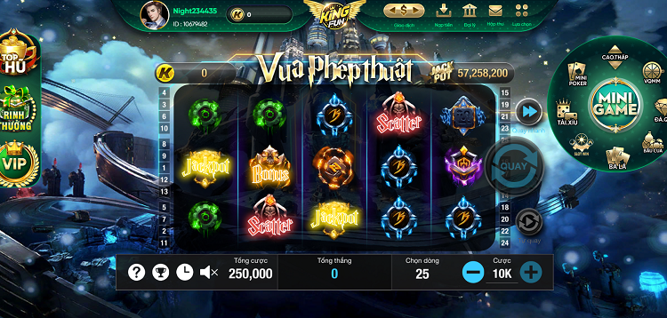 Vua phép thuật kingfun – Nổ hũ trúng Jackpot siêu hot 2023