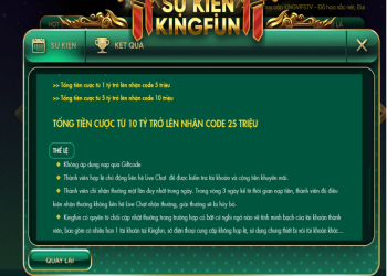 Khuyến mãi kingfun với giá trị cực khủng cho hội viên