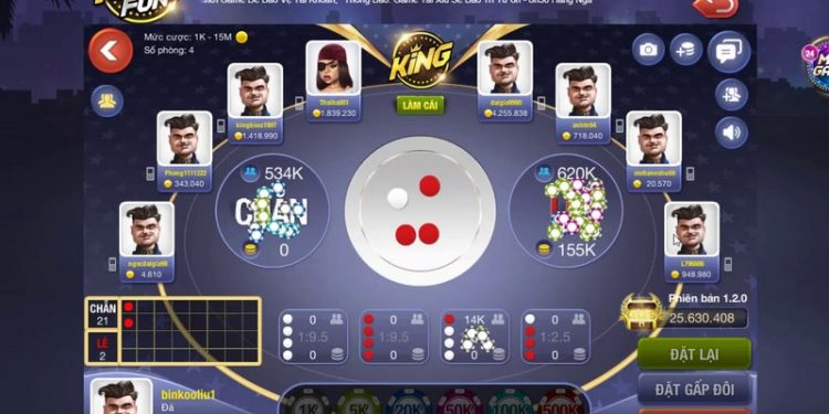 Xóc đĩa kingfun – Cơ hội giải trí và làm giàu siêu nhanh